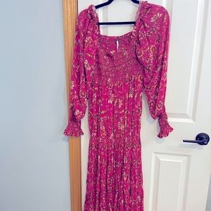 FREE PEOPLE NWOT Maxi Floral Dress
